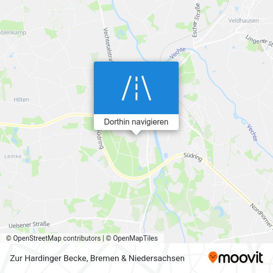 Zur Hardinger Becke Karte