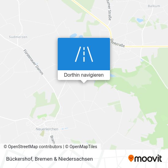 Bückershof Karte