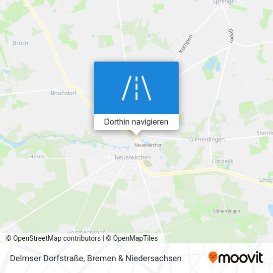 Delmser Dorfstraße Karte