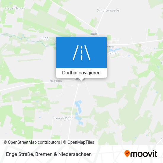 Enge Straße Karte