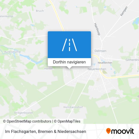 Im Flachsgarten Karte