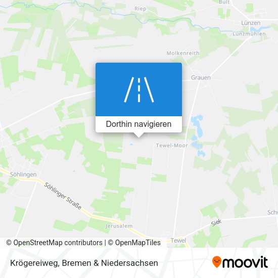 Krögereiweg Karte