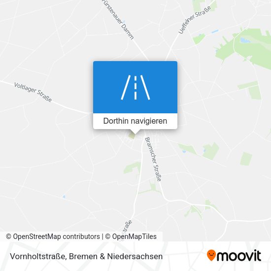 Vornholtstraße Karte