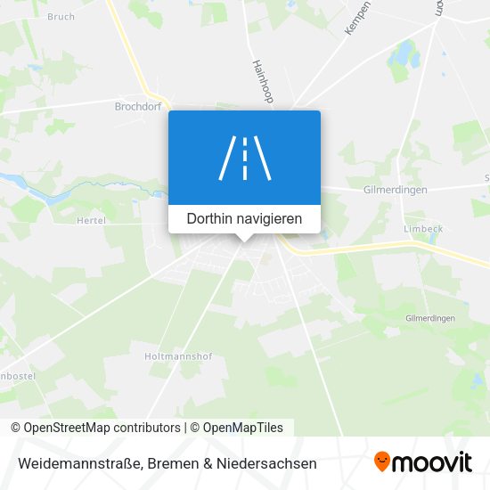 Weidemannstraße Karte