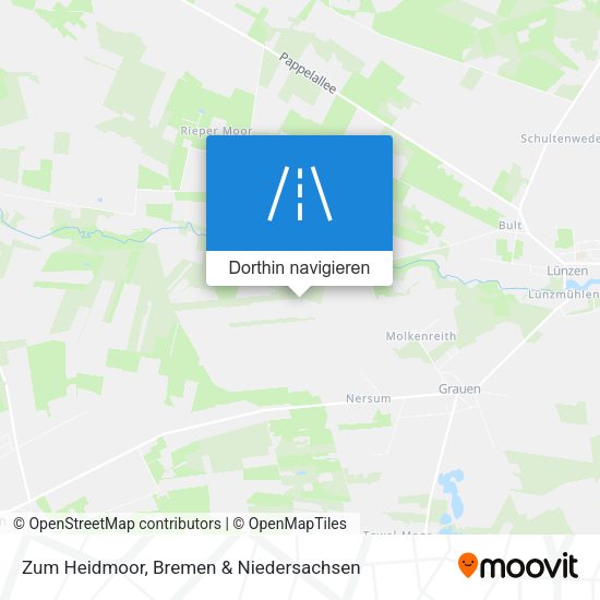 Zum Heidmoor Karte