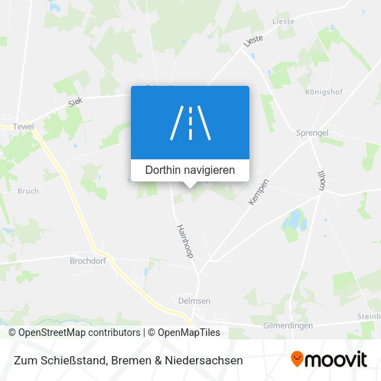 Zum Schießstand Karte