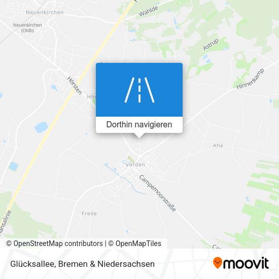 Glücksallee Karte