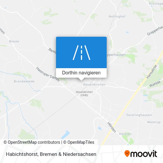 Habichtshorst Karte
