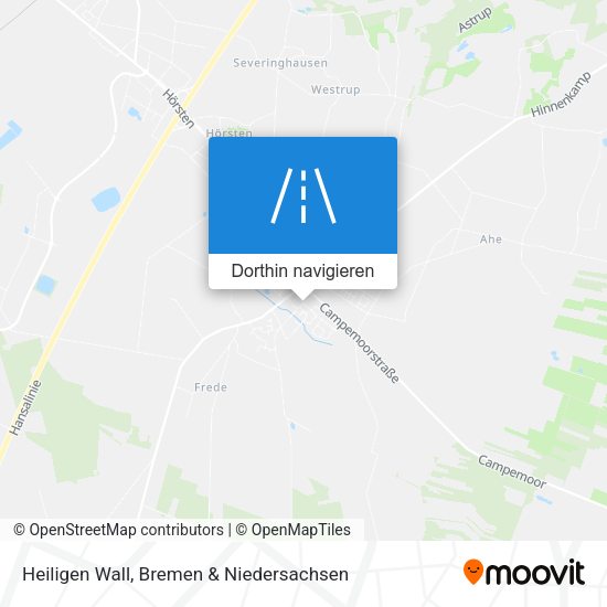 Heiligen Wall Karte