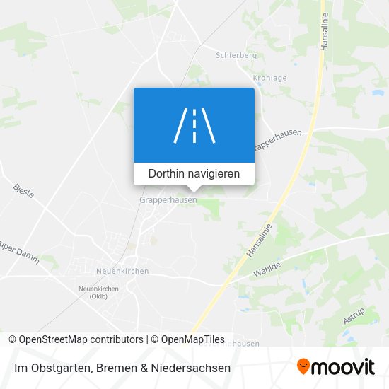 Im Obstgarten Karte