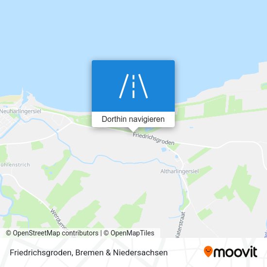 Friedrichsgroden Karte