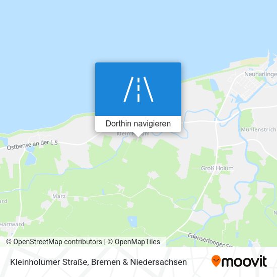 Kleinholumer Straße Karte