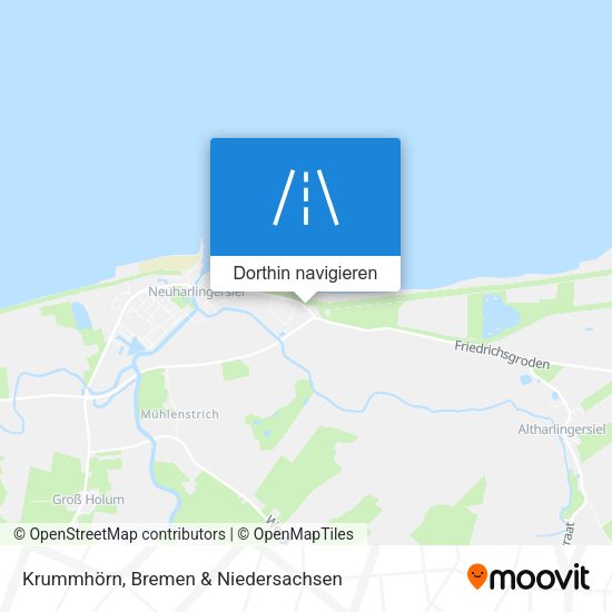 Krummhörn Karte