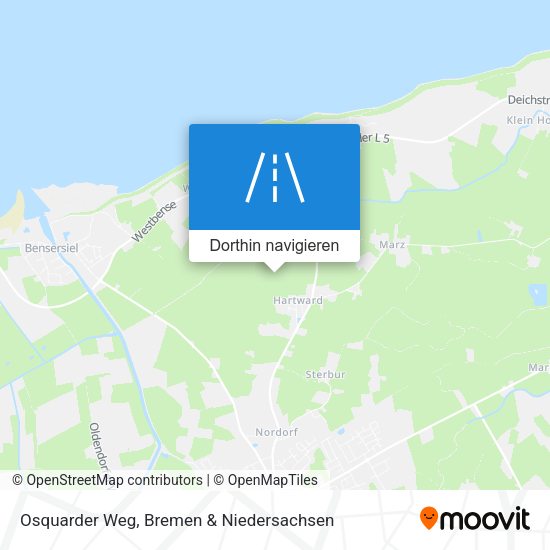 Osquarder Weg Karte