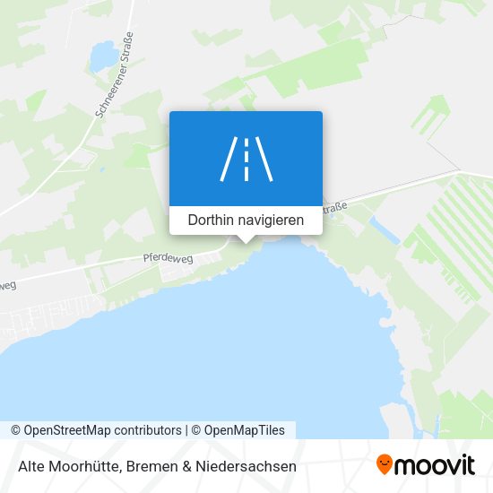 Alte Moorhütte Karte