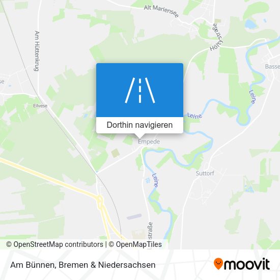 Am Bünnen Karte