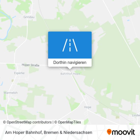 Am Hoper Bahnhof Karte