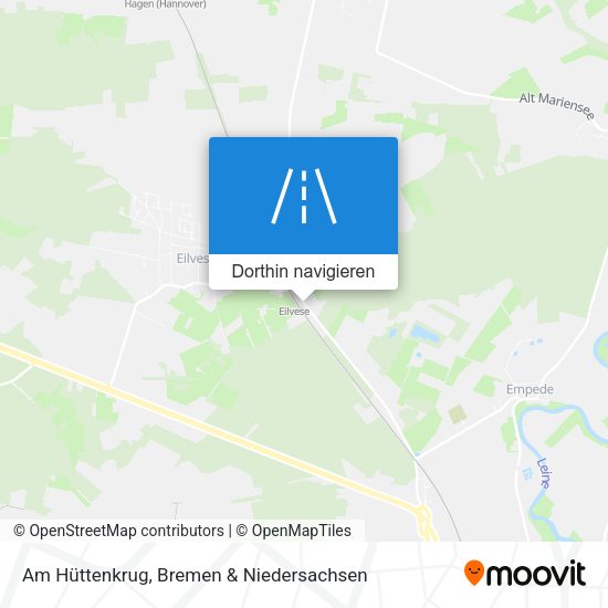 Am Hüttenkrug Karte