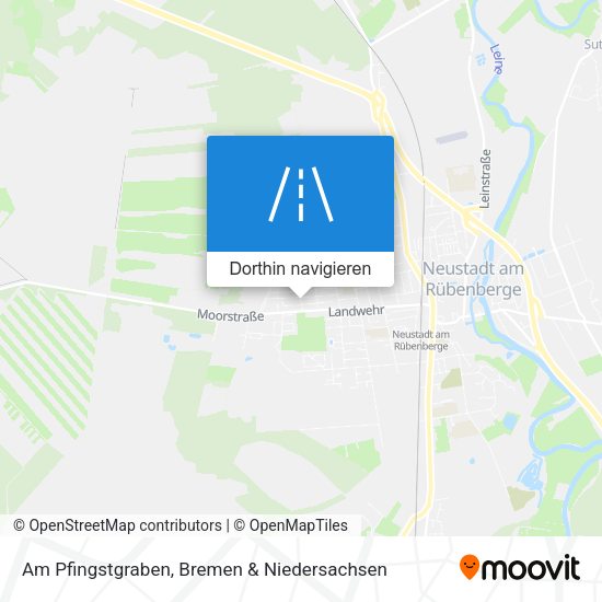 Am Pfingstgraben Karte