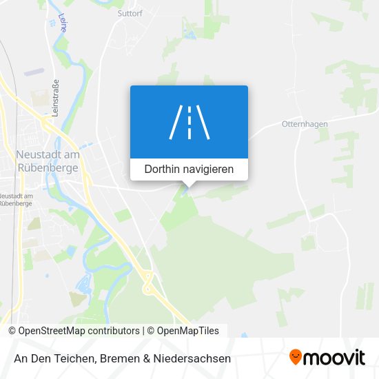 An Den Teichen Karte