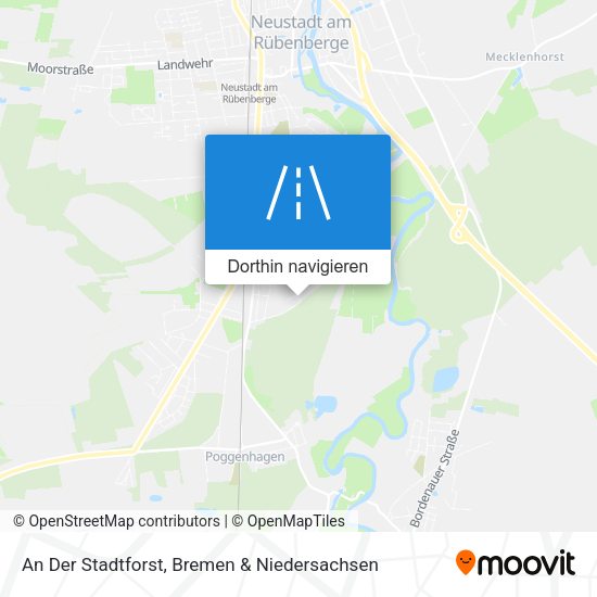 An Der Stadtforst Karte