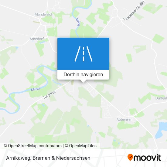 Arnikaweg Karte