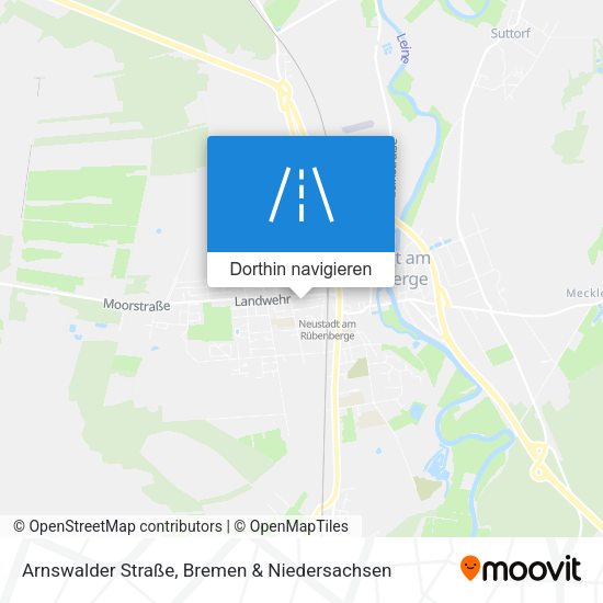 Arnswalder Straße Karte