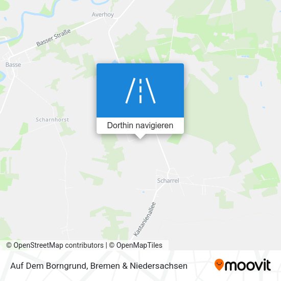 Auf Dem Borngrund Karte
