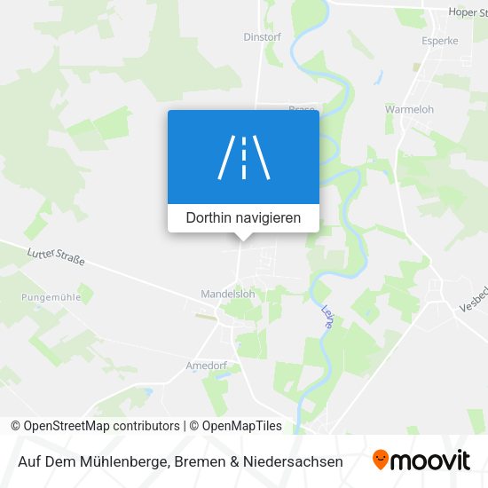 Auf Dem Mühlenberge Karte