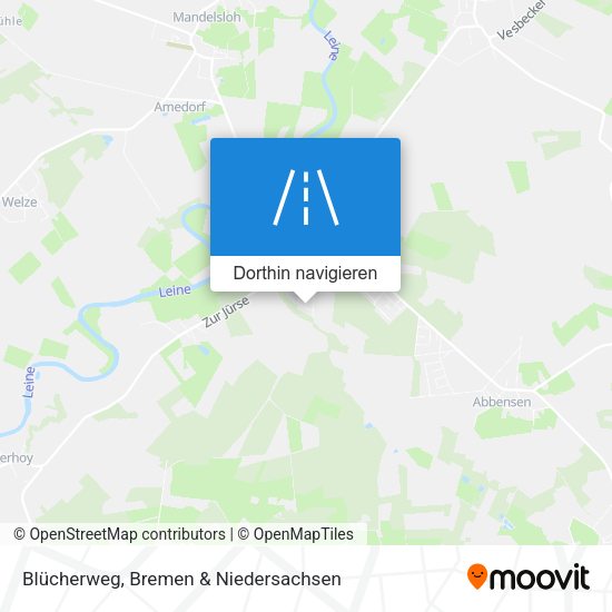 Blücherweg Karte