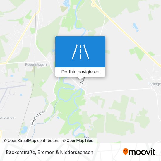 Bäckerstraße Karte