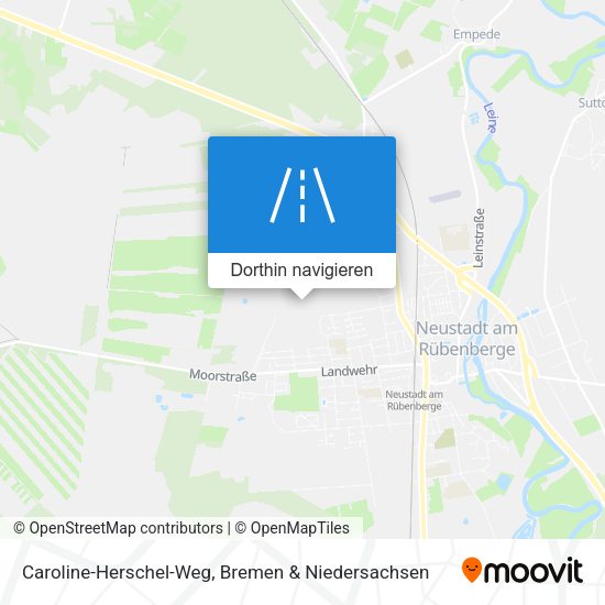 Caroline-Herschel-Weg Karte