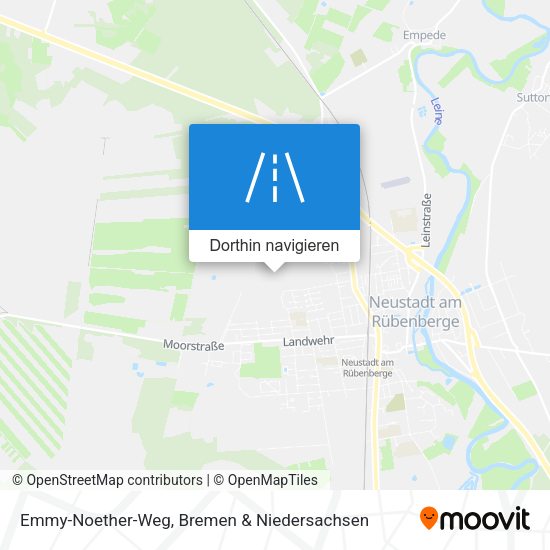 Emmy-Noether-Weg Karte