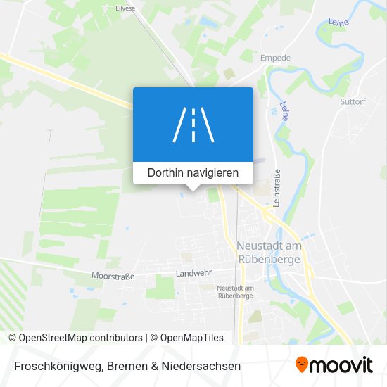 Froschkönigweg Karte