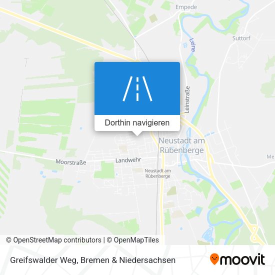 Greifswalder Weg Karte