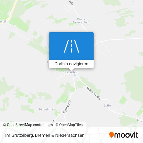Im Grützeberg Karte