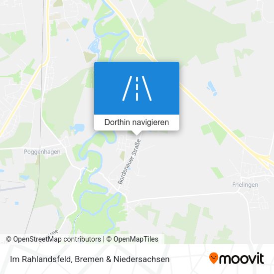 Im Rahlandsfeld Karte