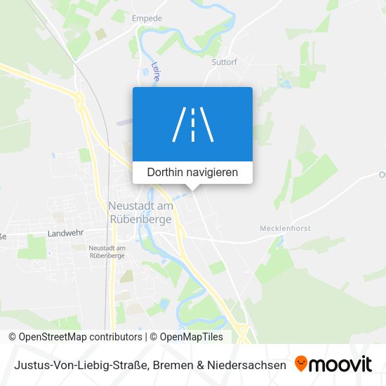 Justus-Von-Liebig-Straße Karte