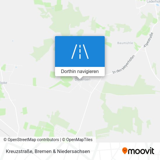 Kreuzstraße Karte