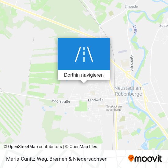 Maria-Cunitz-Weg Karte