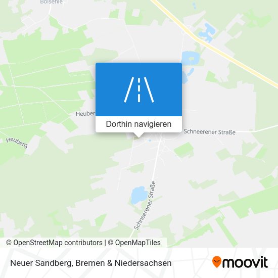 Neuer Sandberg Karte