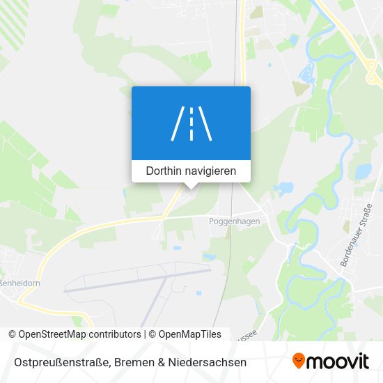 Ostpreußenstraße Karte