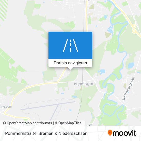 Pommernstraße Karte