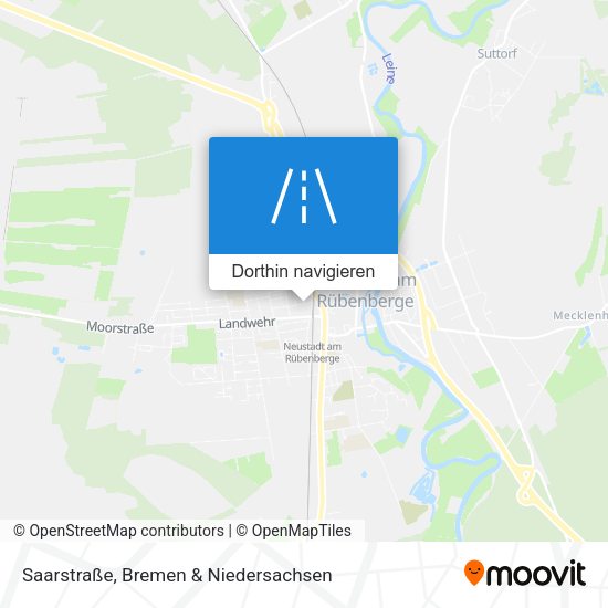 Saarstraße Karte