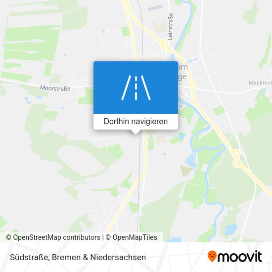 Südstraße Karte