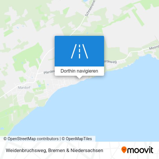 Weidenbruchsweg Karte
