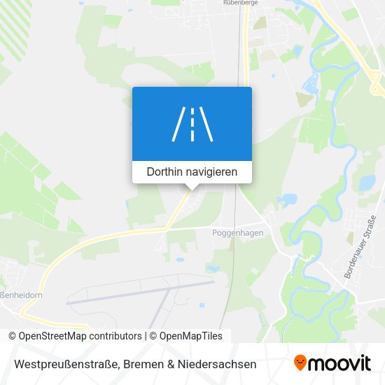 Westpreußenstraße Karte