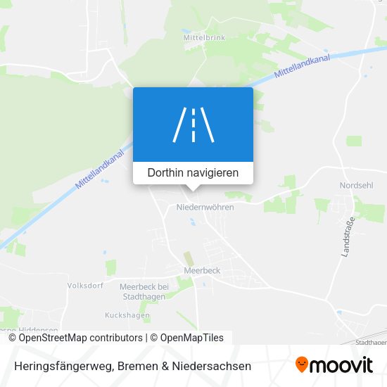 Heringsfängerweg Karte