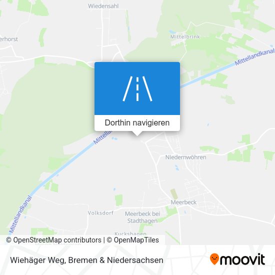 Wiehäger Weg Karte