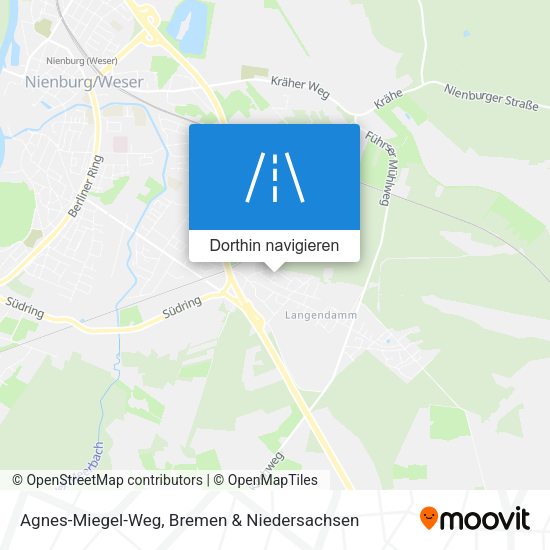Agnes-Miegel-Weg Karte